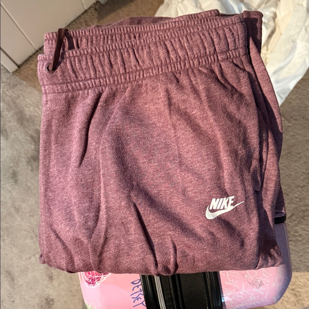 Nike Heathered Purple Sweatpants